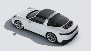 Außenansicht von 911 Targa 4S von oben gesehen