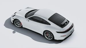 Vue extérieure de 911 GT3 with Touring Package vue d'en haut
