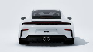 Vue extérieure de 911 GT3 with Touring Package montrant l'arrière de la voiture