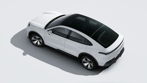 Cayenne Coupé Electric ārējais skats no augšas