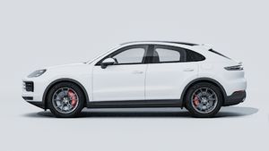 Vue extérieure de Cayenne S E-Hybrid Coupé montrant le côté gauche de la voiture