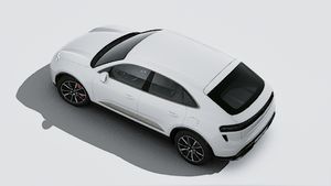 Vue extérieure de Macan Turbo vue d'en haut