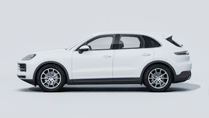 Внешний вид Cayenne с левой стороны автомобиля