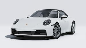 Надворешен приказ на 911 Carrera Cabriolet кој ги прикажува предната и левата страна на автомобилот