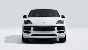 Надворешен поглед на Cayenne S E-Hybrid Black Edition кој го прикажува предниот дел на автомобилот