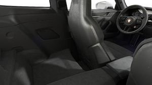 Interior view showing the back seats of 911 Carrera GTS