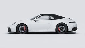 Exterior view of 911 Carrera GTS Cabriolet showing the left side of the car
