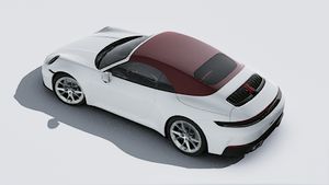Exterior view of 911 Carrera Cabriolet seen from above