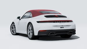 Exterior view of 911 Carrera Cabriolet showing the back and left side of the car