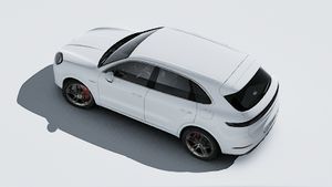 Vue extérieure de Cayenne Turbo E-Hybrid vue d'en haut