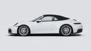Exterior view of 911 Carrera Cabriolet showing the left side of the car