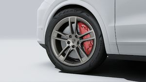 Exterior view of Cayenne Turbo E-Hybrid