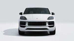 Exterior view of Cayenne S E-Hybrid Black Edition showing the front of the car