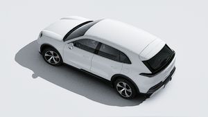Exterior view of Cayenne S Electric seen from above