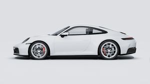 Vista exterior de 911 Carrera S mostrando el lado izquierdo del coche