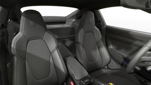 Vista interior de los asientos delanteros del 911 GT3 with Touring Package