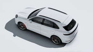 Vista exterior de Cayenne Turbo E-Hybrid vista desde arriba