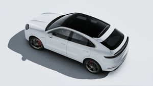 Vista exterior de Cayenne Turbo E-Hybrid Coupé vista desde arriba