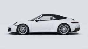 Vue extérieure de 911 Carrera Cabriolet montrant le côté gauche de la voiture