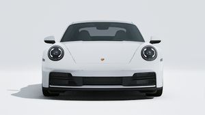 Buitenaanzicht van 911 Carrera met de voorkant van de auto