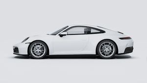 Buitenaanzicht van 911 Carrera met de linkerkant van de auto