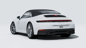Buitenaanzicht van 911 Carrera Cabriolet met de achterkant en linkerkant van de auto