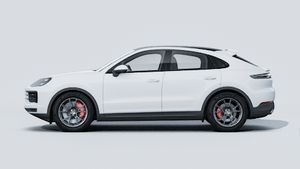 Buitenaanzicht van Cayenne S Coupé met de linkerkant van de auto