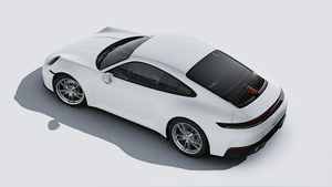 Utvendig visning av 911 Carrera sett ovenfra
