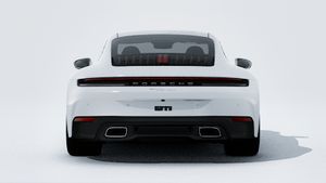 Utvendig visning av 911 Carrera som viser baksiden av bilen