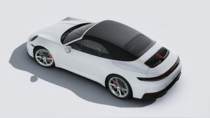Utvendig visning av 911 Carrera S Cabriolet sett ovenfra