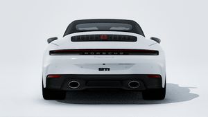 Utvendig visning av 911 Carrera S Cabriolet som viser baksiden av bilen
