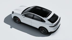 Utvendig visning av Cayenne S E-Hybrid Coupé sett ovenfra
