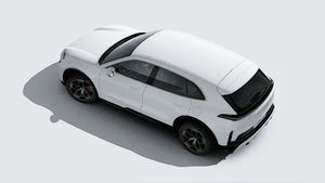 Utvendig visning av Cayenne Turbo Electric sett ovenfra