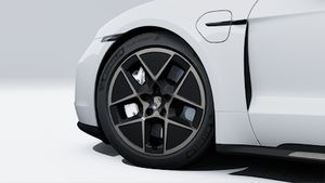 Utvendig sett av Taycan Turbo Sport Turismo