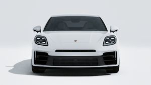Utvendig visning av Panamera 4 E-Hybrid som viser fronten av bilen