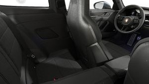 Interior view showing the back seats of 911 Carrera T