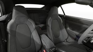 Interior view showing the front seats of 911 Carrera GTS Cabriolet