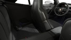 Interior view showing the back seats of 911 Carrera GTS Cabriolet