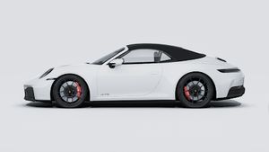 Exterior view of 911 Carrera GTS Cabriolet showing the left side of the car