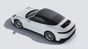 Exterior view of 911 Carrera Cabriolet seen from above