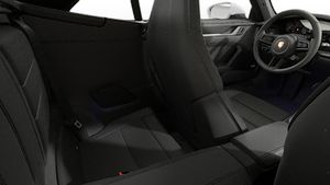 Interior view showing the back seats of 911 Carrera S Cabriolet