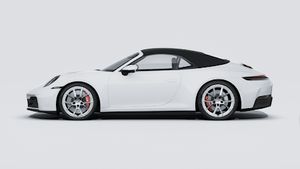 Exterior view of 911 Carrera S Cabriolet showing the left side of the car
