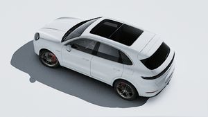 Exterior view of Cayenne Turbo E-Hybrid seen from above