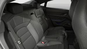 Interior view of Taycan 4 Black Edition