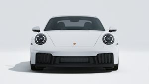 Exterior view of 911 Carrera GTS showing the front of the car