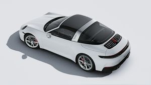 Exterior view of 911 Targa 4S seen from above