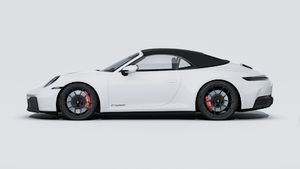Exterior view of 911 Carrera 4 GTS Cabriolet showing the left side of the car