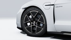 Exterior view of Taycan Turbo