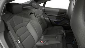Interior view of Taycan Black Edition