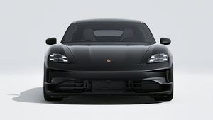Exterior view of Taycan 4 Black Edition showing the front of the car